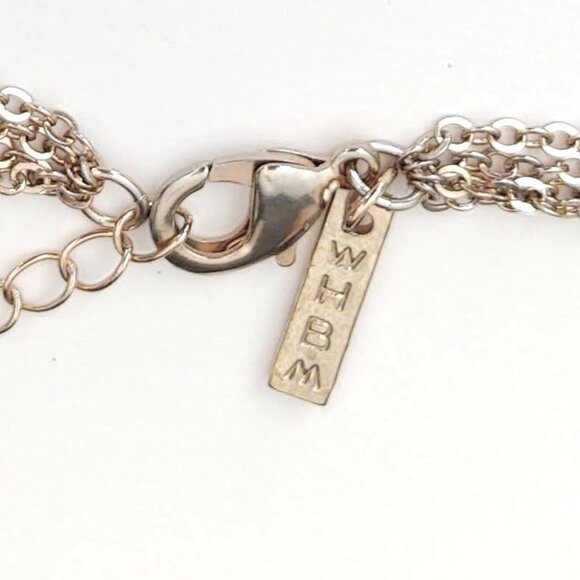 Long tiger's eye, orange glass and rust sparkle beaded 2 strand necklace - Picture 15 of 15